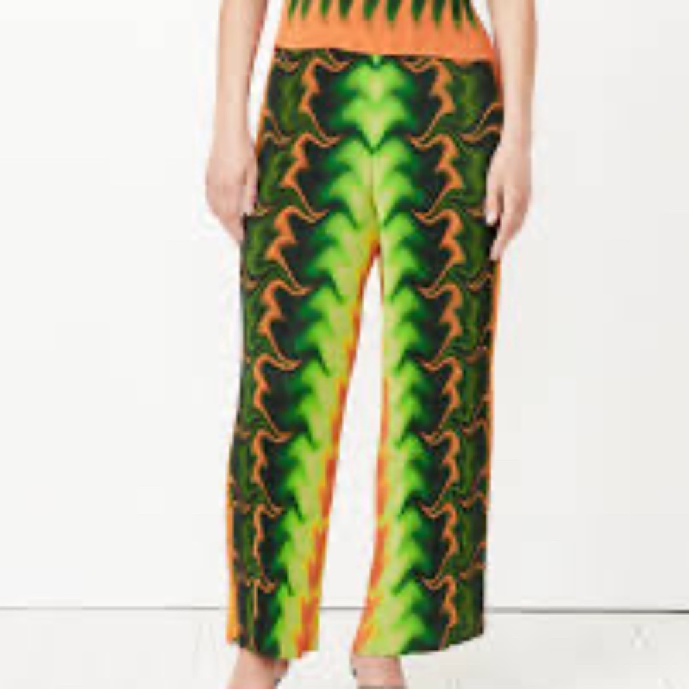 Julia Heuer 01 Jack Trouser Orange/Black/Green (Rare, Deadstock) - Picture 3 of 5